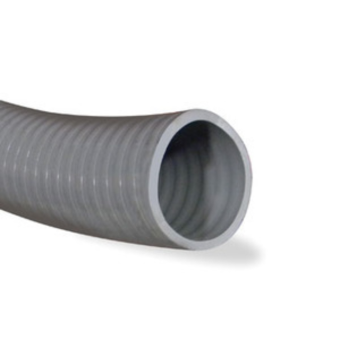 HAR9044 PVC SUCTION HOSE 4" GREY 100MM*114MM 100FT PER ROLL-SOLD BY 10FT AND ABOVE