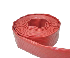 HAR9045 1 1/2" RED LAYFLAT DELIVERY HOSE 320FT PER ROLL-SOLD BY 20FT AND ABOVE