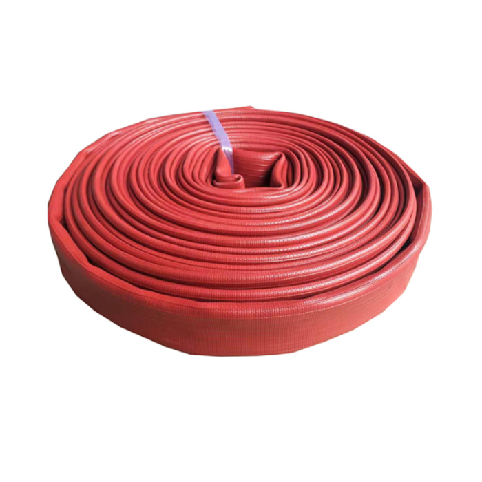 HAR9045 1 1/2" RED LAYFLAT DELIVERY HOSE 320FT PER ROLL-SOLD BY 20FT AND ABOVE