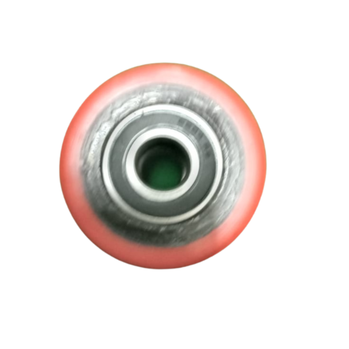 HAR9048 PALLETS JACK WHEELS RED COLOR SMALL WITH 6204BEARIN