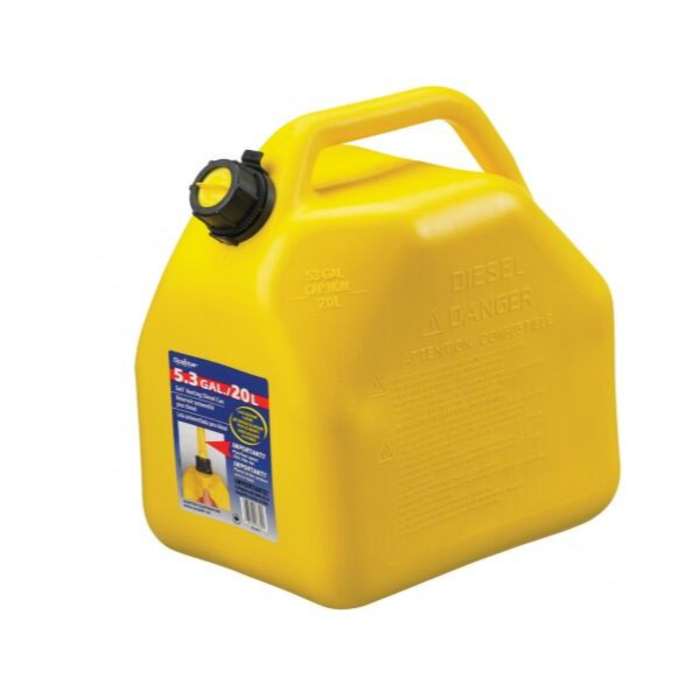 SCEPTER HAR9050 YELLOW JERRY FUEL CAN 5.3 GALLON DIESEL GE-GT5D