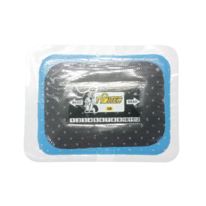 TAITEC VEH21526 PATCH/TYRE 1 PLY 50 X 75MM-TNRE-08 NO.8-SOLD BY BOX