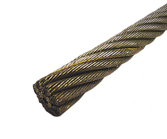HAR9269 1/2" GALVANIZED WIRE ROPE WITH STEEL CORE, 1600 FT PER ROLL