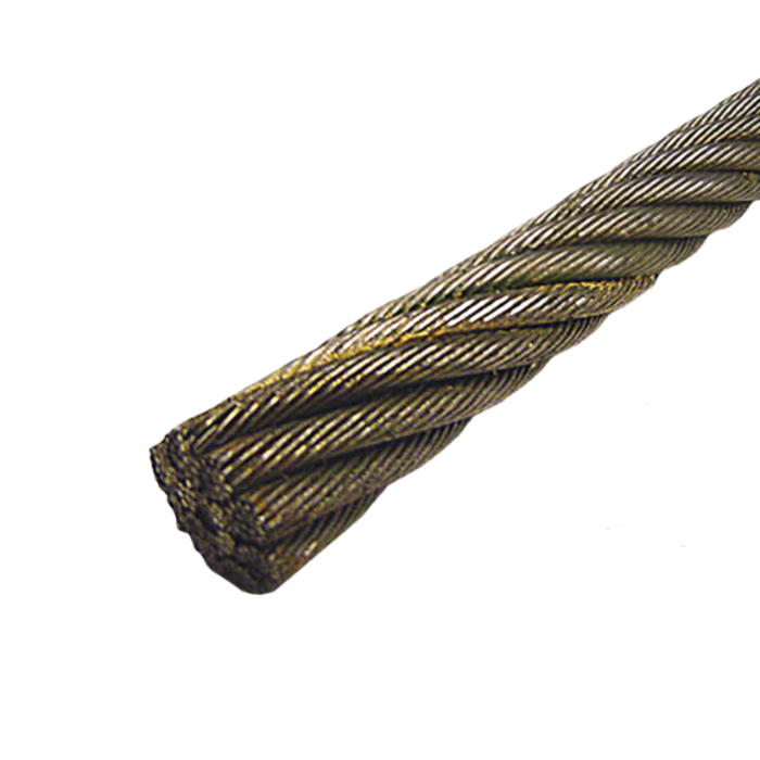 HAR9269 1/2" GALVANIZED WIRE ROPE WITH STEEL CORE, 1600 FT PER ROLL