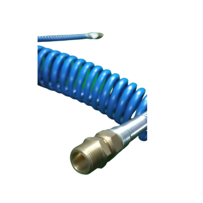 HAR9065 1/2" BLUE COILED AIR HOSE KIT 15FT