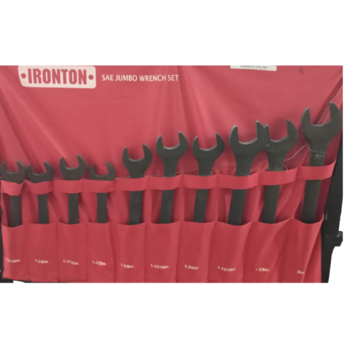 IRONTON HAR9072 10PC JUMBO WRENCH SET SAE 74417