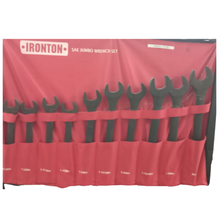 IRONTON HAR9072 10PC JUMBO WRENCH SET SAE 74417
