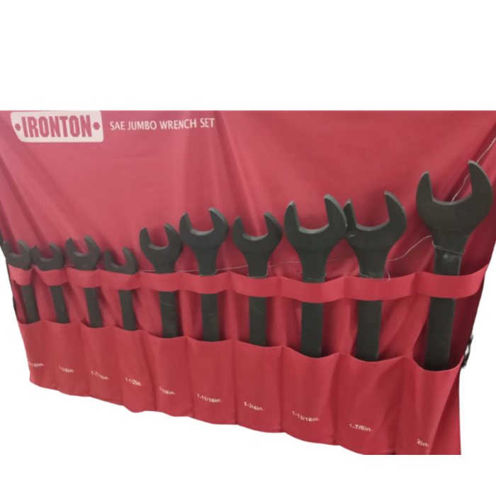 IRONTON HAR9072 10PC JUMBO WRENCH SET SAE 74417