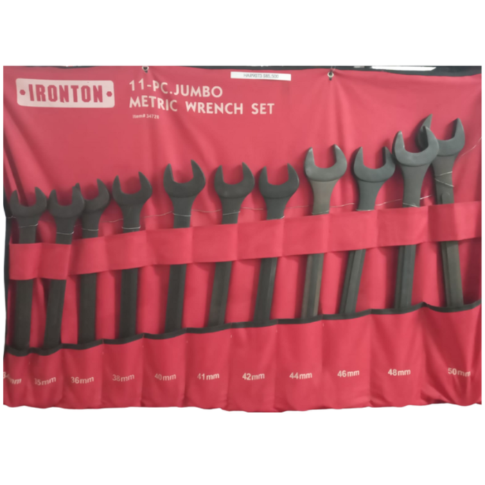 IRONTON HAR9073 11PC MET JUMBO COMBINATION WRENCH SET/POUCH 74416
