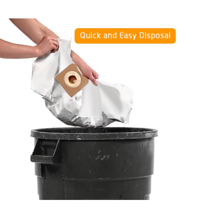 RIDGID HAR9075 VF3502 RIGID VACUUM BAGS FOR 12 TO 16 GALLON RIGID VACUUM