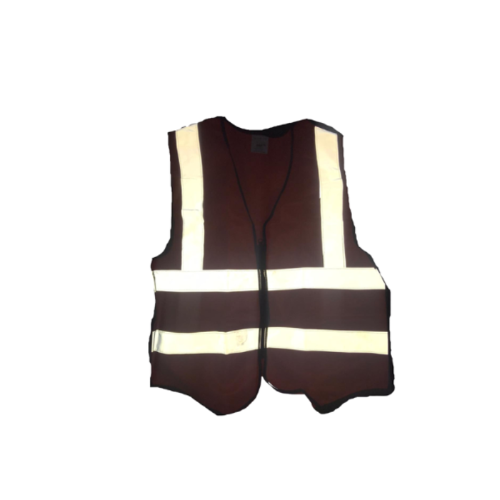 HAR9109 SAFETY VEST ORANGE/ REFLECTIVE XXL WITH ZIP