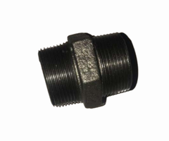 HAR9116  BLACK IRON HEX NIPPLE 1 1/4" SIZE 2''LENGTH