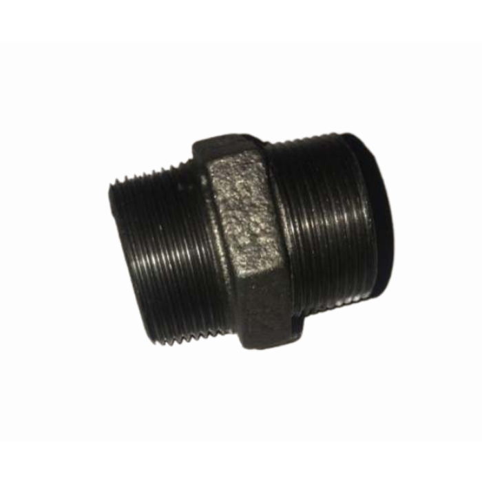 HAR9116 BLACK IRON HEX NIPPLE 1 1/4" SIZE 2''LENGTH