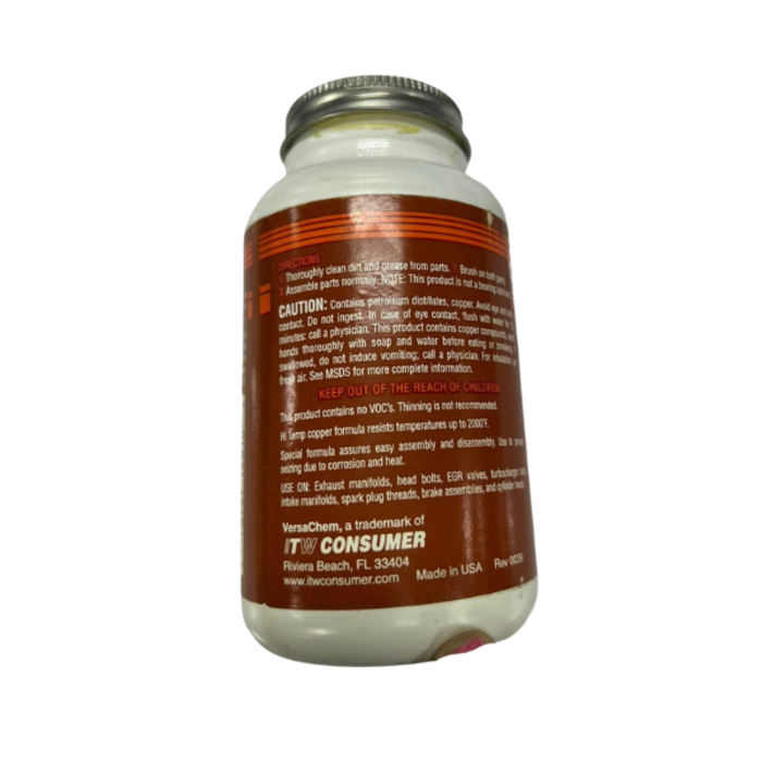 VERSACHEM VEH24193 VERSACHEM ANTI-SEIZE THREAD LUBRICANT - 8 OZ 13010-12PK