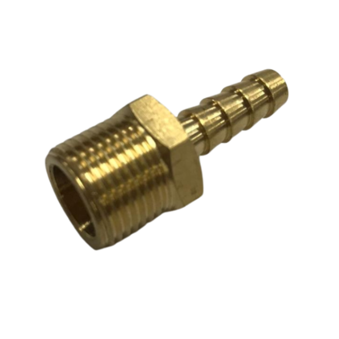 VEH23246 HOSE BARB WITH MALE THREAD 10MM MT 1/4" TWCC-845