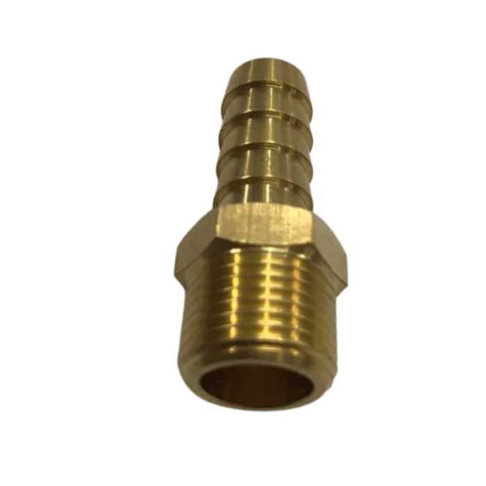 VEH23247 HOSE BARB WITH MALE THREAD 12MM MT 1/4" TWCC-846