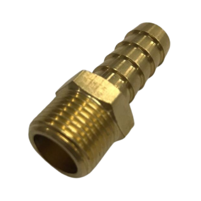 VEH23247 HOSE BARB WITH MALE THREAD 12MM MT 1/4" TWCC-846