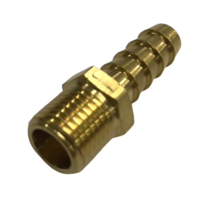 VEH23249 HOSE BARB WITH MALE THREAD 10MM MT 3/8" TWCC-849