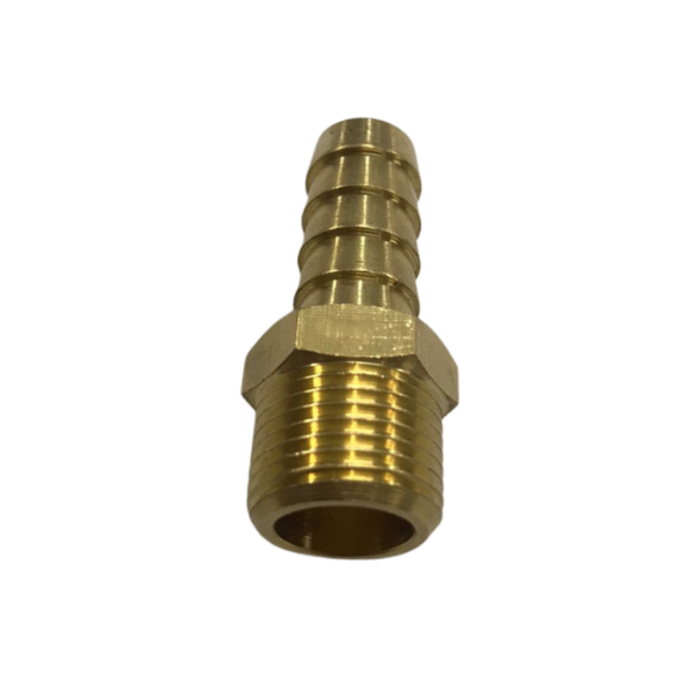 VEH23250 HOSE BARB WITH MALE THREAD 12MM MT 3/8" TWCC-8411