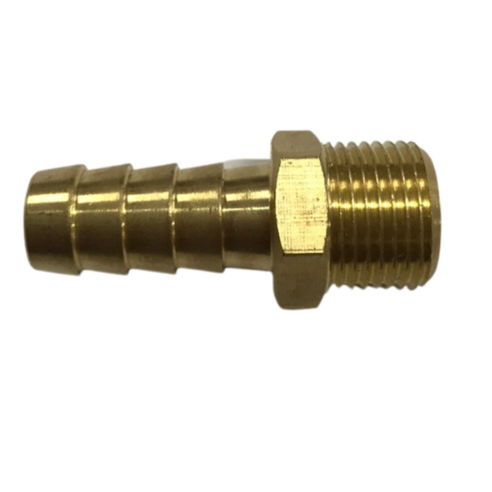 VEH23250 HOSE BARB WITH MALE THREAD 12MM MT 3/8" TWCC-8411
