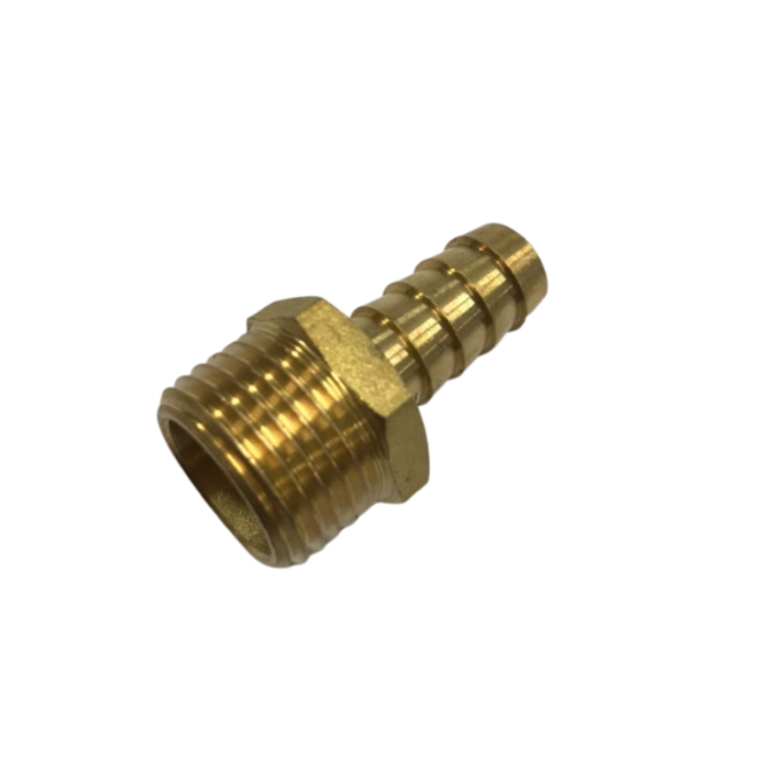 VEH23252 HOSE BARB WITH MALE THREAD 12MM MT 1/2" TWCC-8414