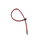 VEH23254 32" 2 GUAGE BATTERY CABLE LEAD RED 04205