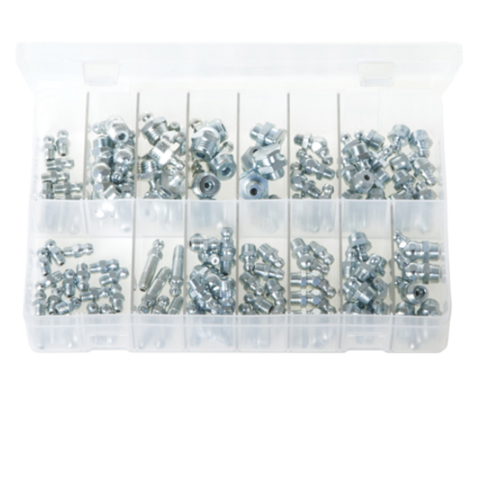 VEH23283 GREASE NIPPLE KIT 110PCS SAE 75454