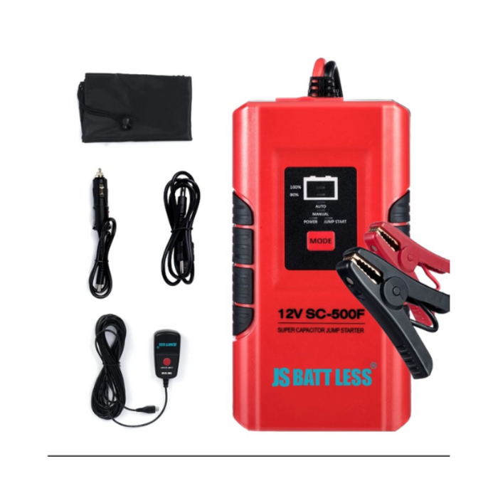 JS BATT LESS VEH24009 SUPER CAPACITOR JUMP STARTER - 12VSC-500F