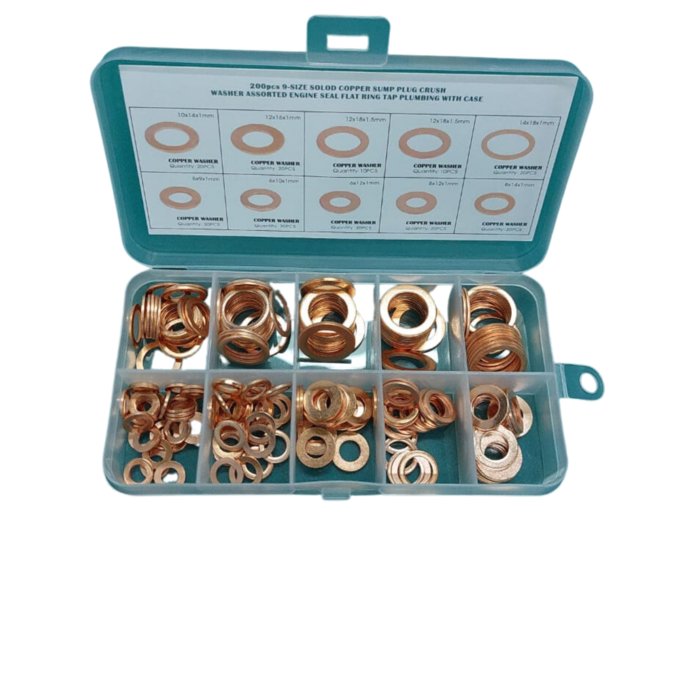 VEH23295 SOLID COPPER WASHER M5-M14