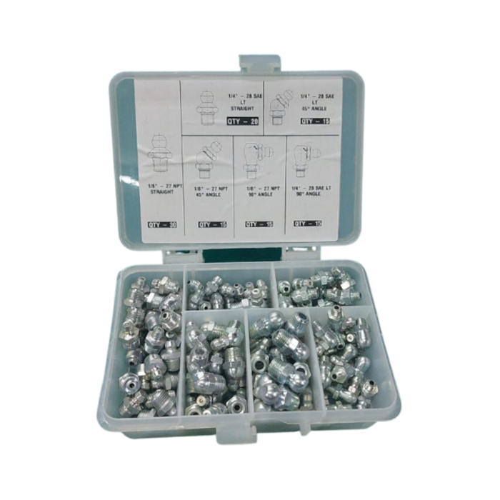 ROUGHNECK VEH23964 110 PCS ROUGHNECK SAE GREASE FITTINGS KIT- PART # 75454