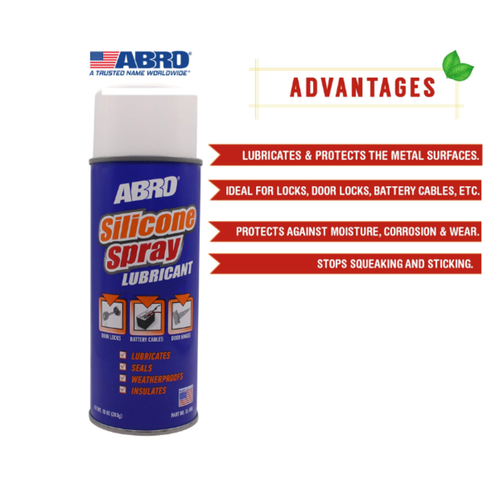 ABRO VEH23494 SL900 SILICONE SPRAY 10OZ