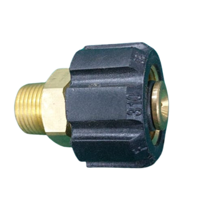 VEH23516 FEMALE M22 WITH MALE 3/8" COUPLER