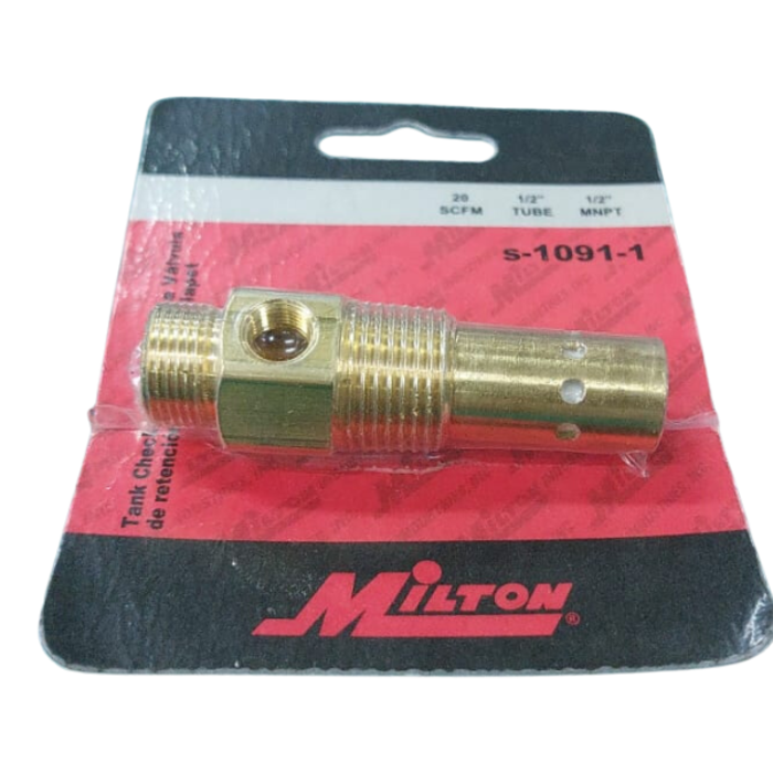 MILTON VEH23806 MILTON S-1091 1 1/2" MNPT COMPRESSOR TANK CHECK VALVE