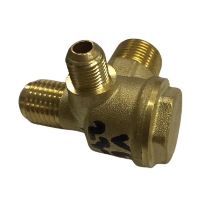 VEH23776 BRASS CONNECTION 12V 24L COMPRESSOR