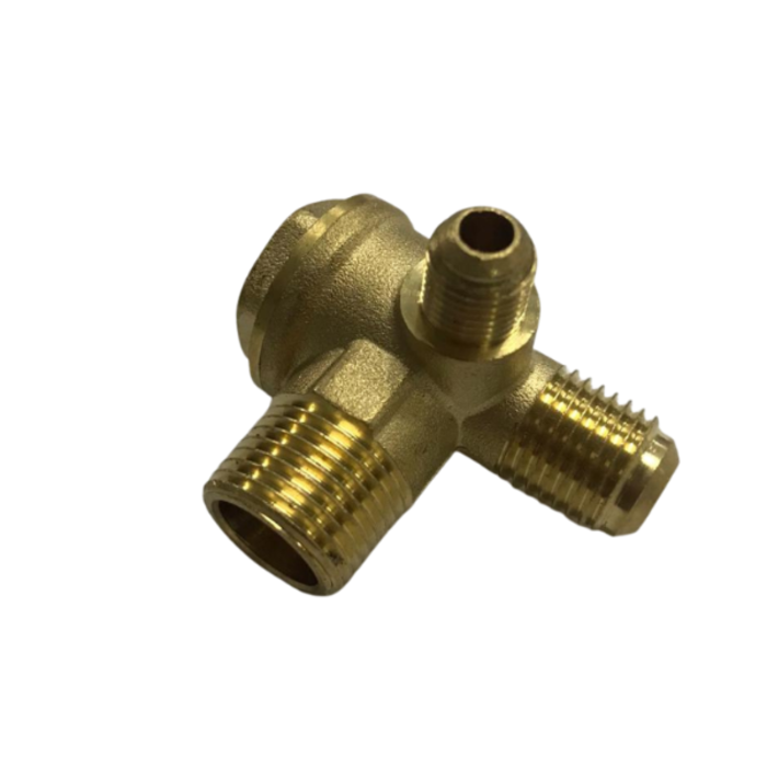 VEH23776 BRASS CONNECTION 12V 24L COMPRESSOR