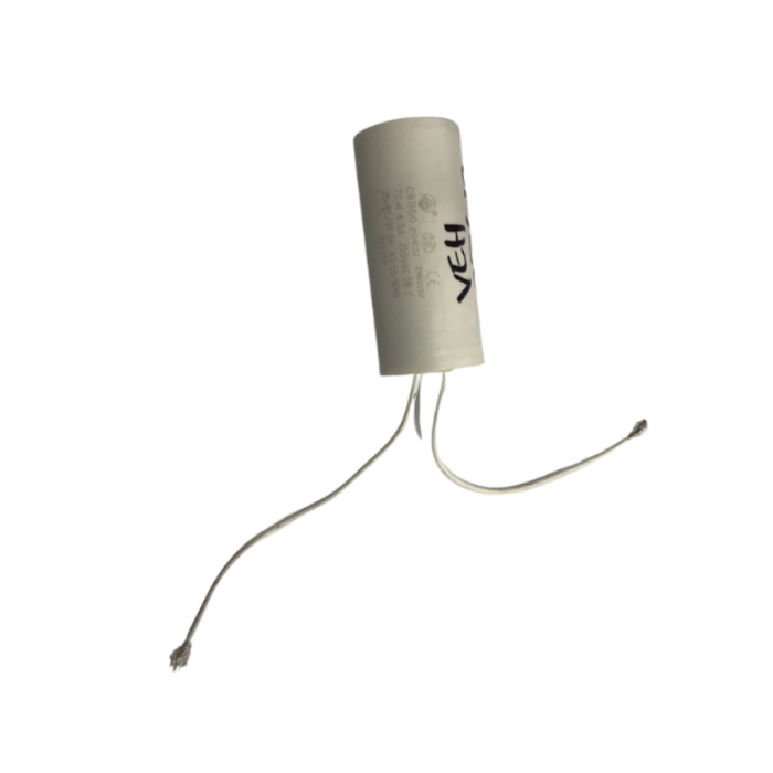 VEH23612 70UF/250V CAPACITOR CBB60, WHITE COLOR