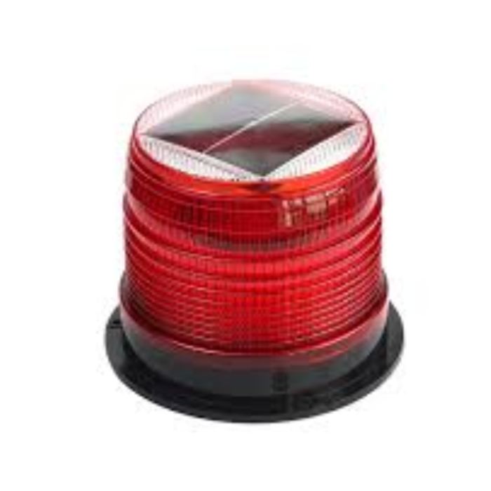 VEH23622 SOLAR STROBE LIGHT RED MAGNETIC