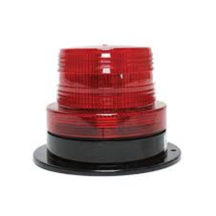 VEH23622 SOLAR STROBE LIGHT RED MAGNETIC