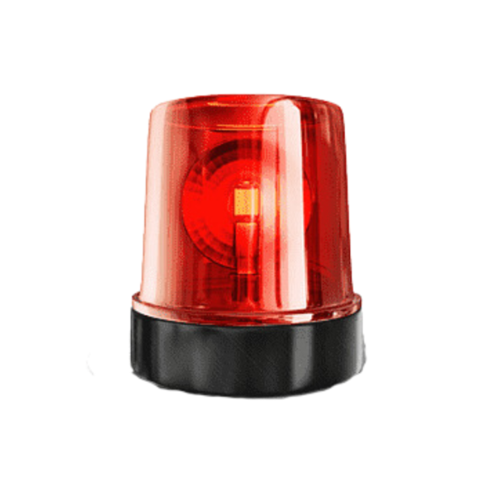 VEH23668 STROBE LIGHT-RED LED 12-24V