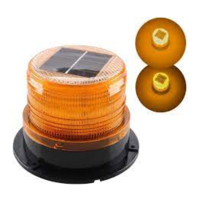 VEH23669 SOLAR LIGHT B ORANGE/AMBER ONE