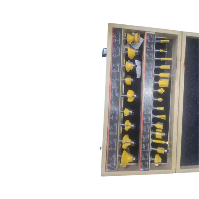 VEH24070 ROUTER BITS SET 1/4 INCH SHANK 24 PCS