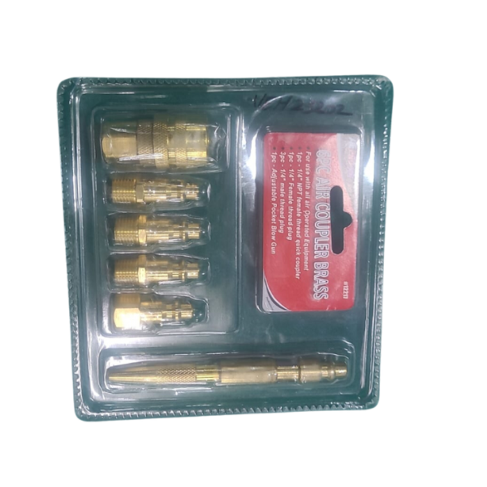 ATE PRO.USA VEH23202 AIR BLOW GUN WITH 6 NOZZLES ABG-6