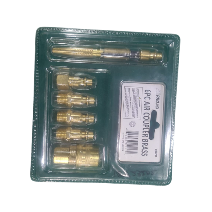 ATE PRO.USA VEH23202 AIR BLOW GUN WITH 6 NOZZLES ABG-6