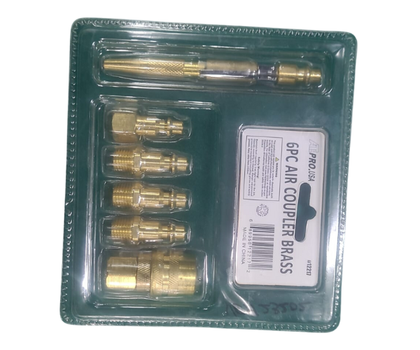 ATE PRO.USA VEH23202 AIR BLOW GUN WITH 6 NOZZLES ABG-6