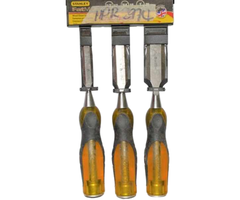 STANLEY HAR2974 CHISEL SET 1/2", 3/4" ,1"--WNR