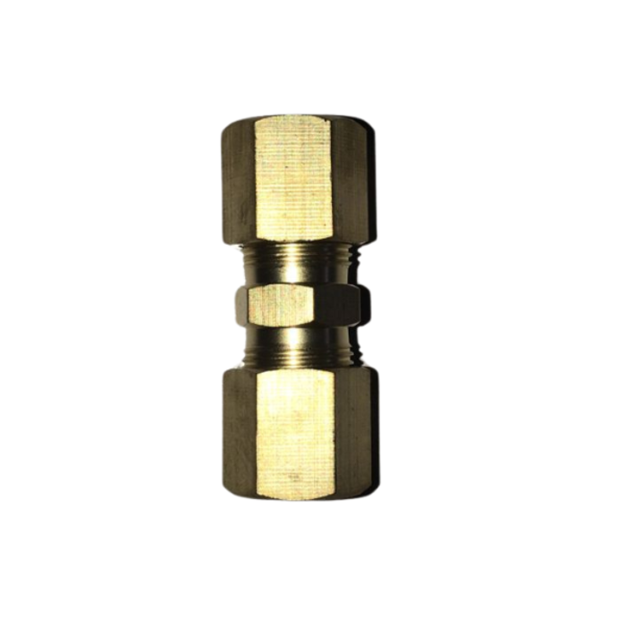 VEH23259 BRASS COMPRESSION FITTINGS UNION 06-06 3/8"