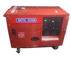 BETA STAR IND5837 BG6500CLES 6KW GASOLINE GENERATOR,WITH WHEEL,ATS,OPEN SEMI SILENT