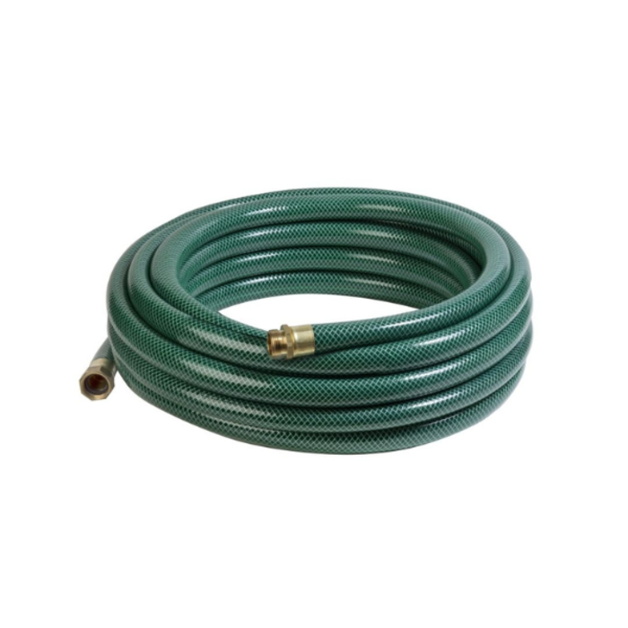 HAR2446 GARDEN HOSE GREEN PVC HOSE ASSEMBLY 3/4" X 50FT