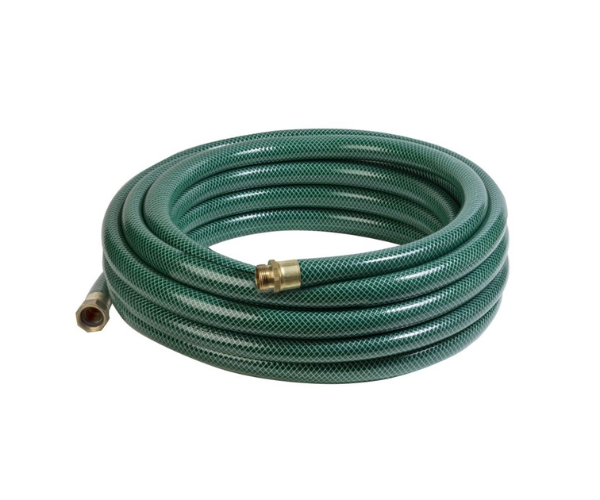 HAR2446 GARDEN HOSE GREEN PVC HOSE ASSEMBLY 3/4" X 50FT