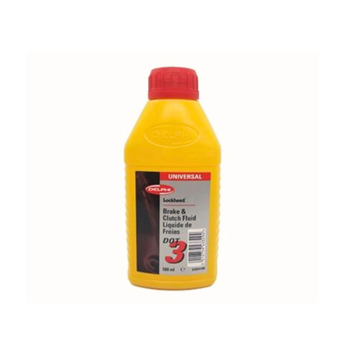 DELPHI VEH11557 FLUID/BRAKE 500ML LOCKHEED 1PT DOT 3